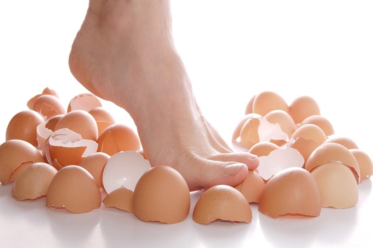 We Don’t Walk on Sunshine We Walk on Eggshells