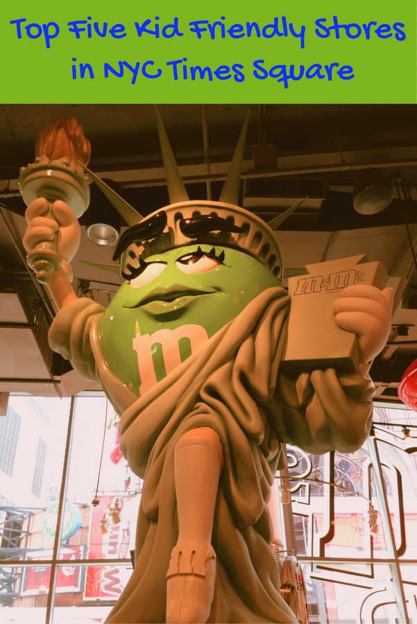 Top Five Kid Friendly Stores in NYC Times Square