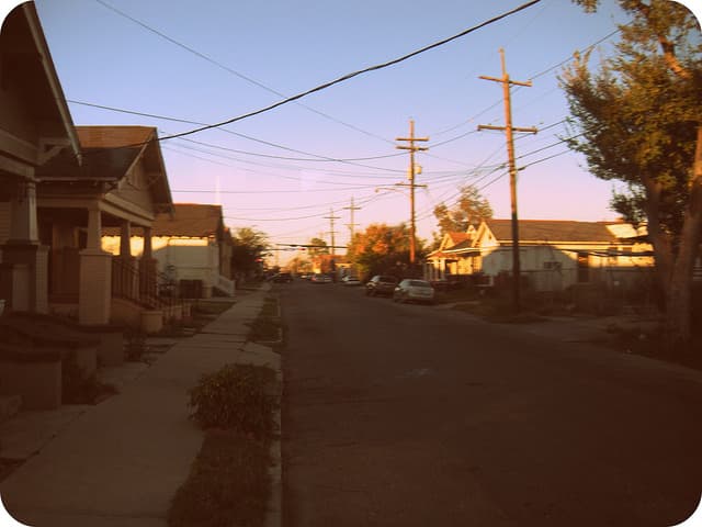 Visiting New Orlean's  Lower Ninth Ward