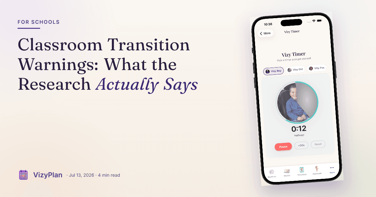 Classroom Transition Warnings: What the Research Actually Says