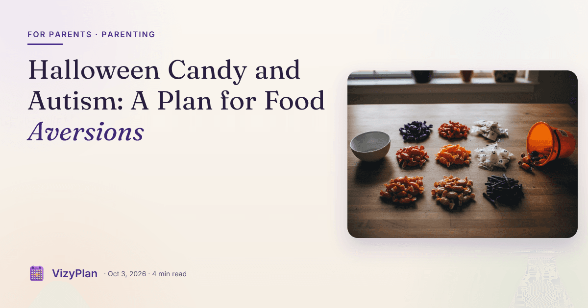 Halloween Candy and Autism: A Plan for Food Aversions