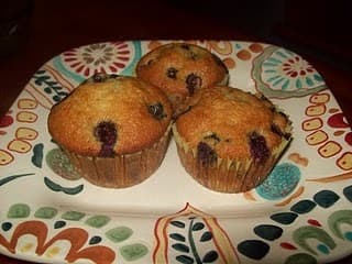 GFCF Recipe: Bird's Beautiful Blueberry Muffins