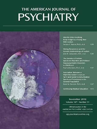 GraceArt on the Cover of The American Journal of Psychiatry