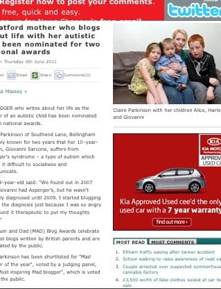 I Made Front Page News