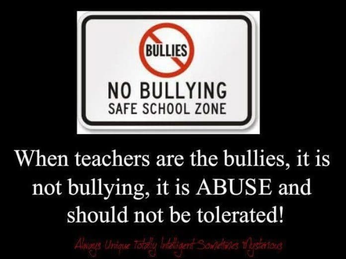 When the Care Givers are the Bullies