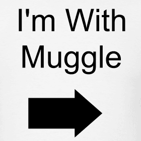 You're offended by "muggle"?