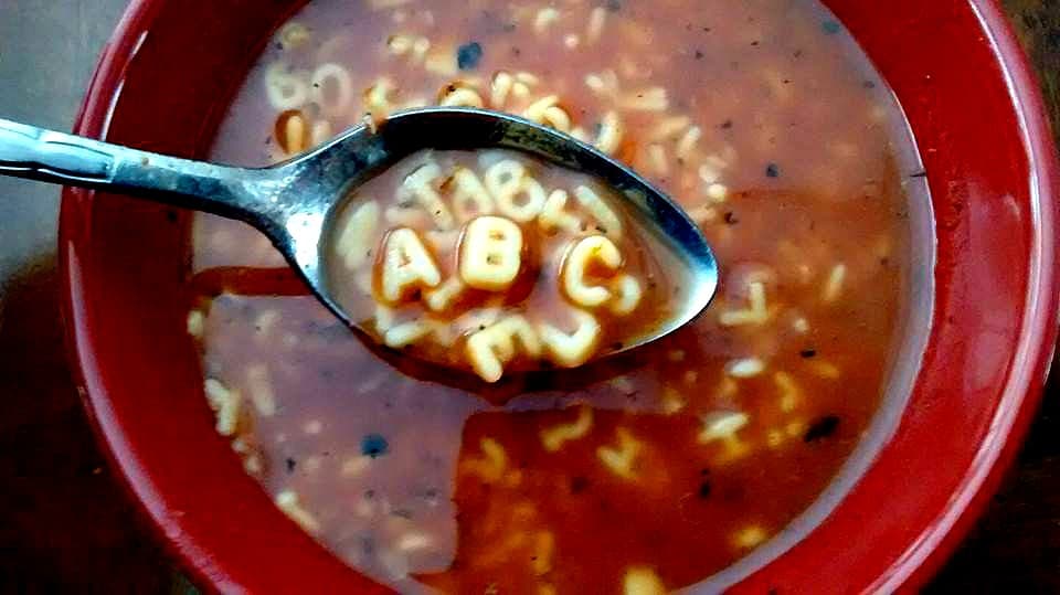 A Serving of Alphabet Soup for Me, Too.