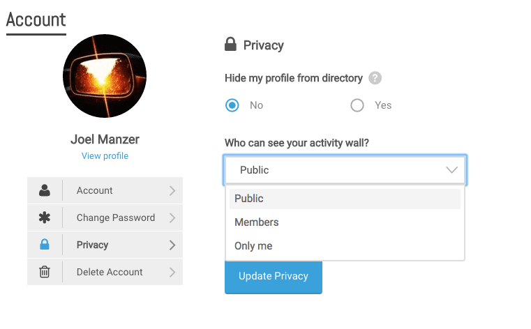 New Feature - Social Activity