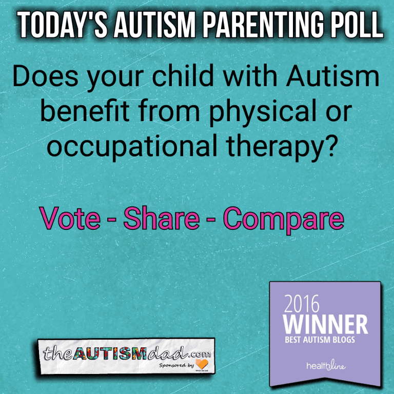 #Autism Parenting #Poll: Does your child with Autism benefit from physical or occupational therapy?