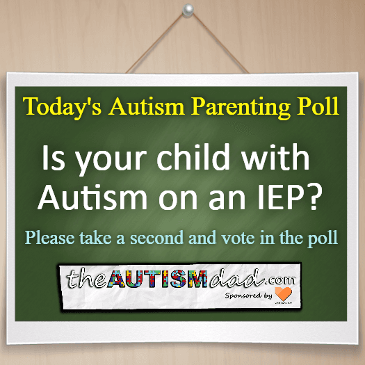 (Daily #Autism Parenting Poll) Is your child with Autism on an IEP?