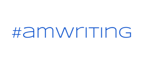 What #amwriting means on a blog, with an example of how you can benefit from this