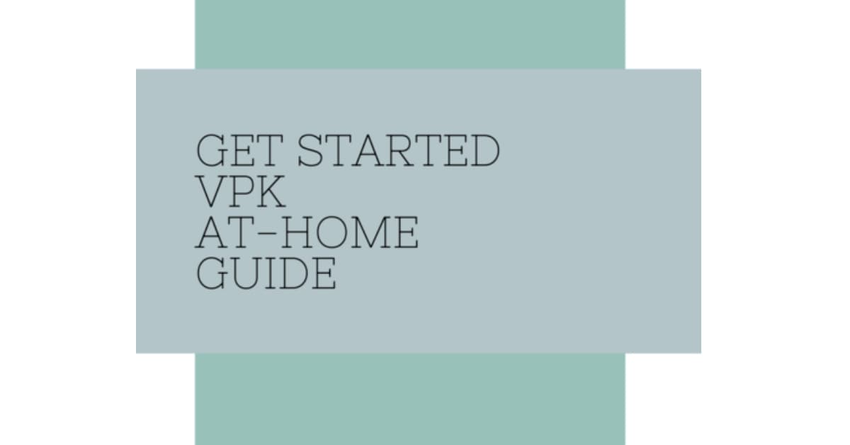 Collaborative Corner For Exceptional Children’s Get Started VPK At-Home Guide