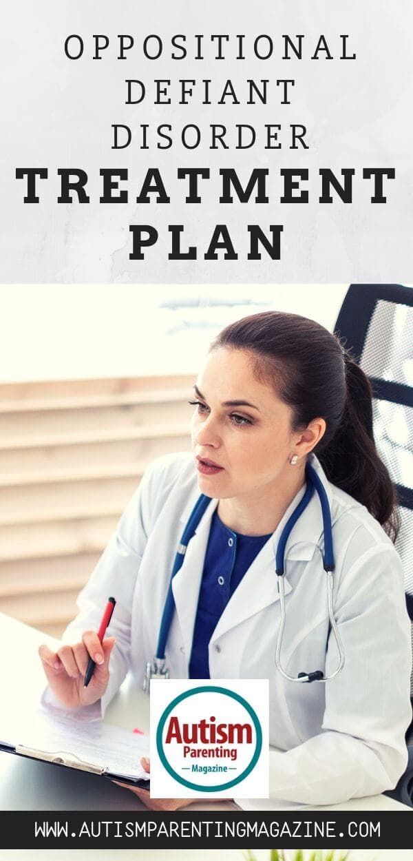 Oppositional Defiant Disorder Treatment Plan