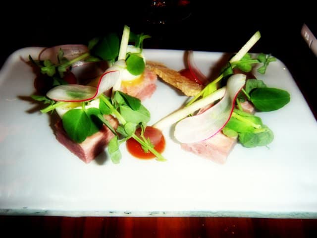 Dining at Gordon Ramsey's Maze, London
