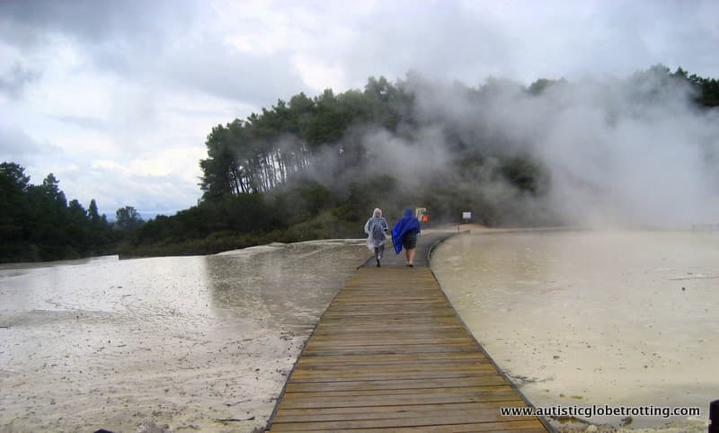 Wai-O-Tapu Park ,New Zealand With Kids