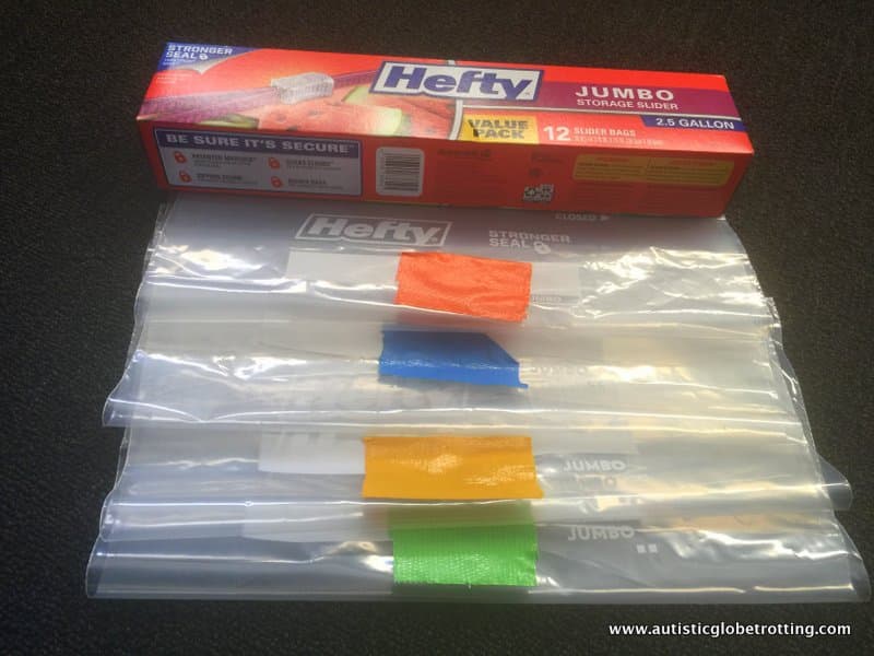 How Packing by Color can Make Family Travel Easier