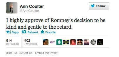 To @AnnCoulter : This is Who you Insult