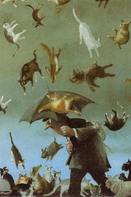 It's raining cats and dogs!?