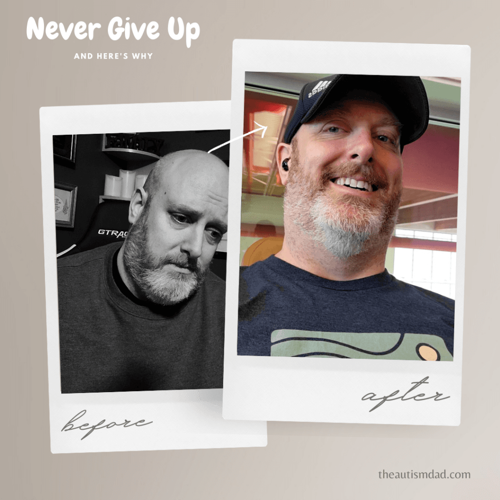 Never give up and here's why