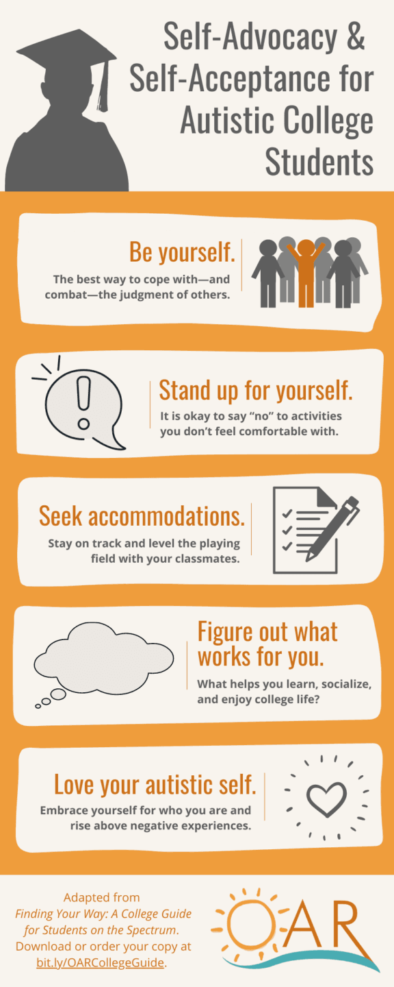 5 Self-Advocacy and Self-Acceptance Tips for Autistic College Students