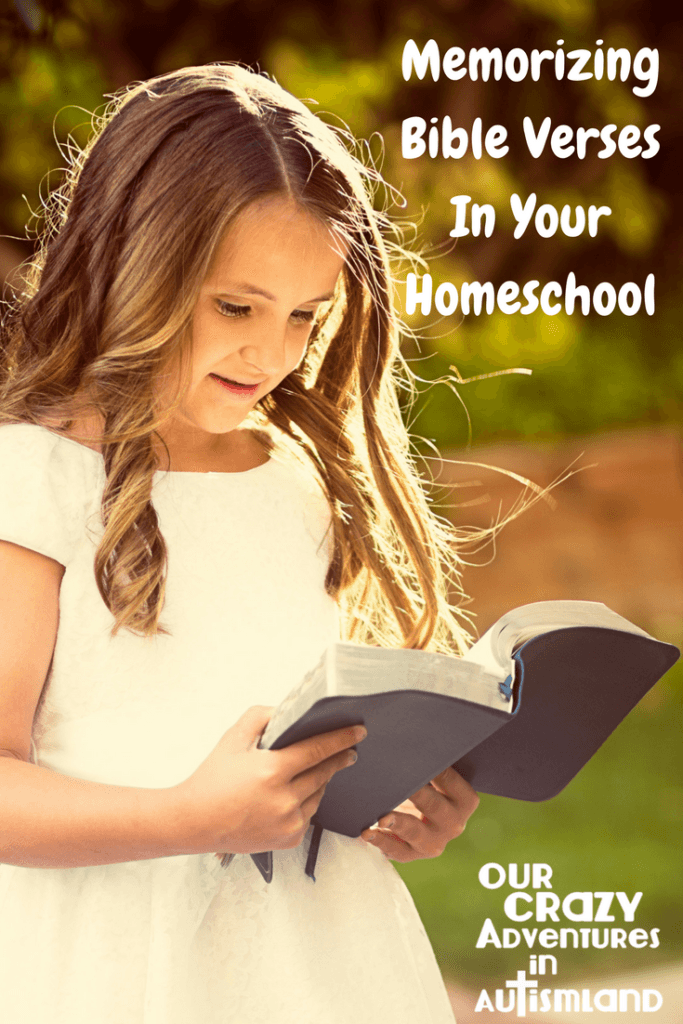 Memorizing Bible Verses In Your Homeschool