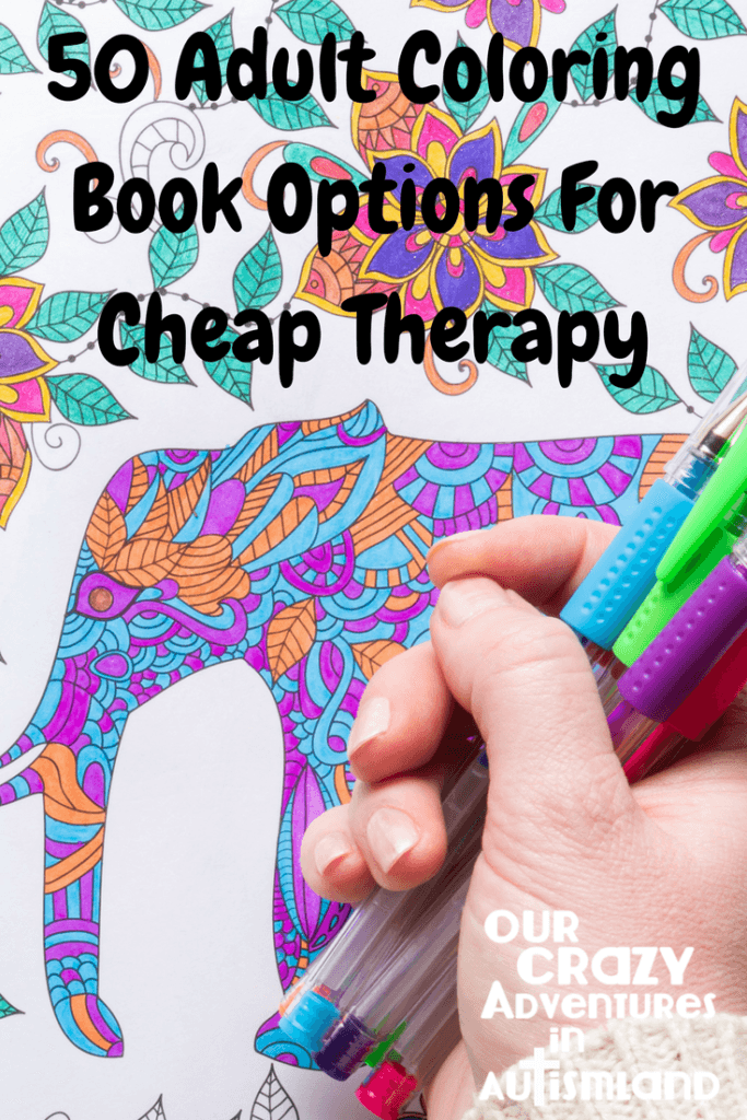 50 Adult Coloring Book Options For Cheap Therapy