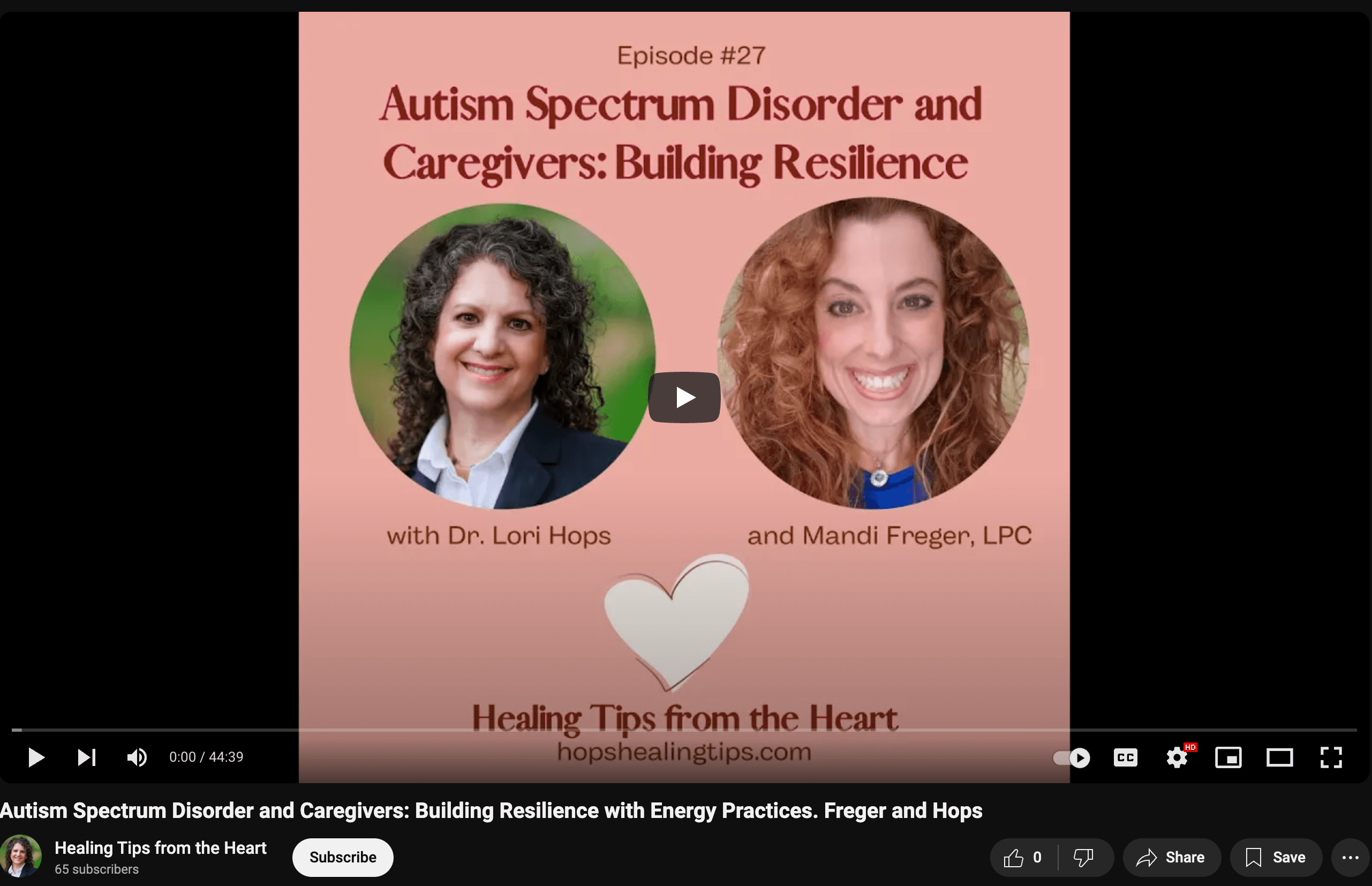 Autism Spectrum Disorder and Caregivers: Building Resilience with Energy Practices.