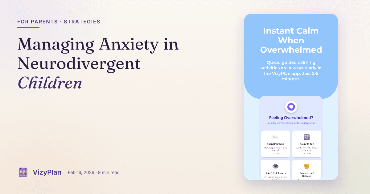 Managing Anxiety in Neurodivergent Children