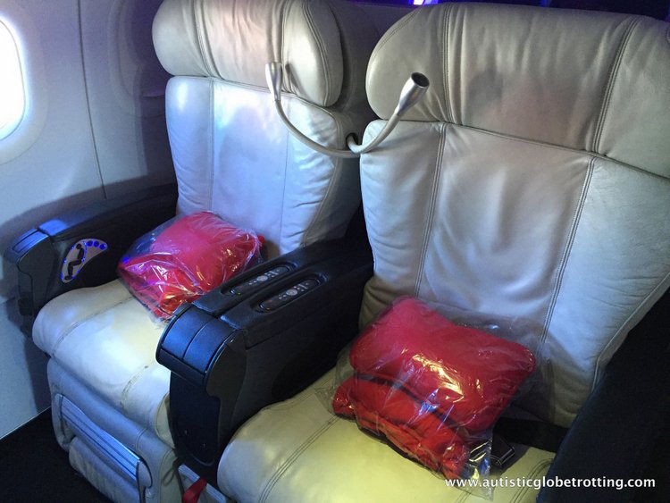 Flying Virgin America with Autism Main Cabin