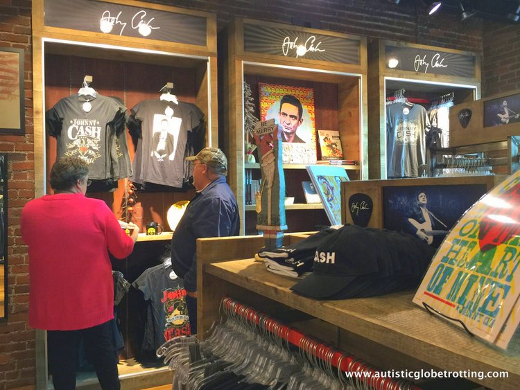 the Johnny Cash Museum artifacts cash musrum