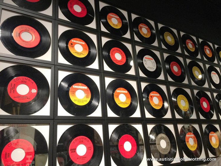 the Johnny Cash Museum records