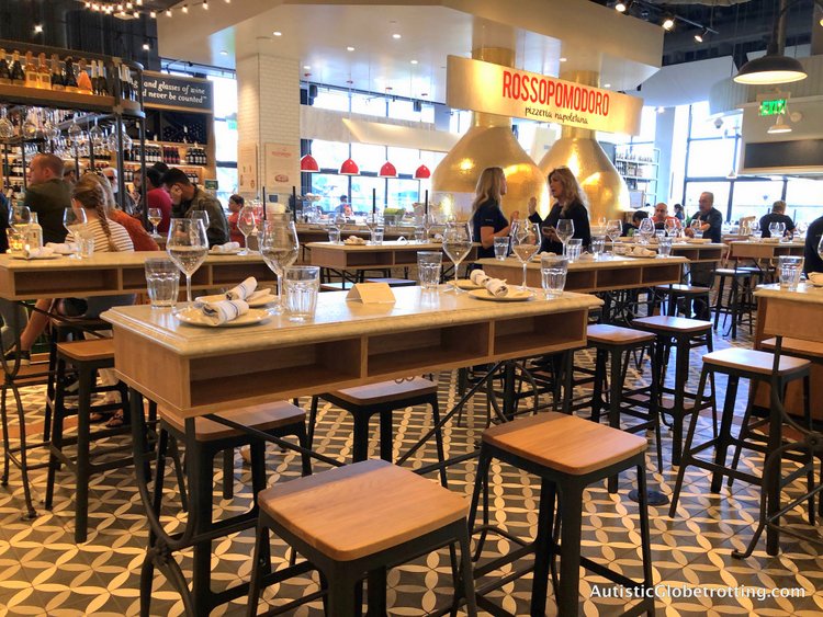Exploring Eataly in Los Angeles with Autism eataly sit down spots