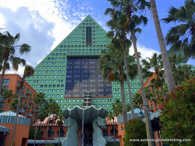 Family Friendly Stay at the Walt Disney World Dolphin Hotel pyramid Family Friendly Stay at the Walt Disney World Dolphin Hotel pyramid