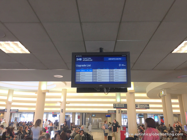 Flying on Delta Airline's Economy 757D Gate