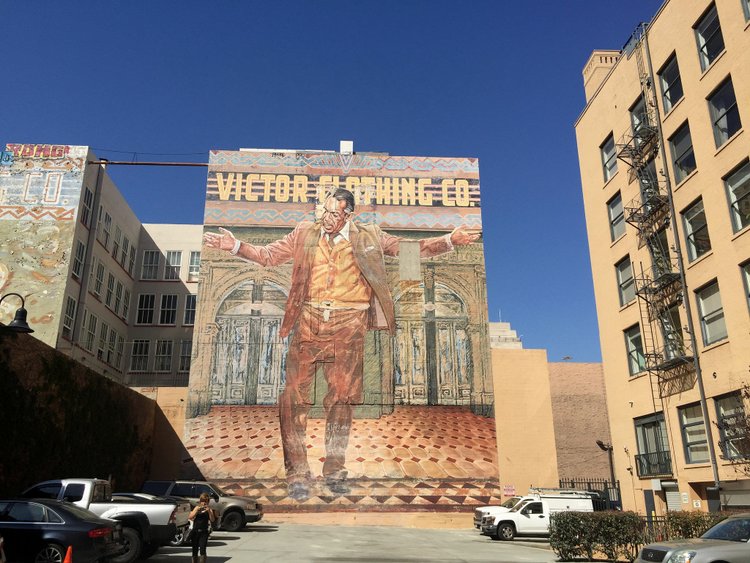 Top Spots to Stay on your Next Los Angeles Vacation mural