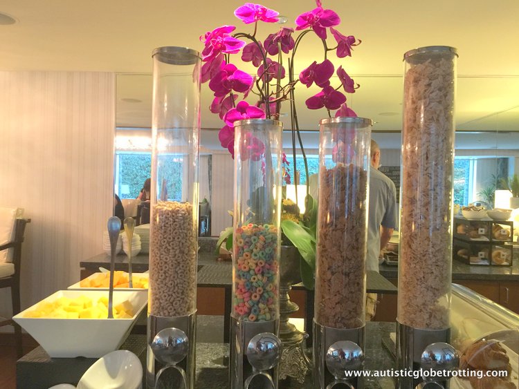 Family Stay at the JW Marriot Downtown LA flower Family Stay at the JW Marriot Downtown LA flower