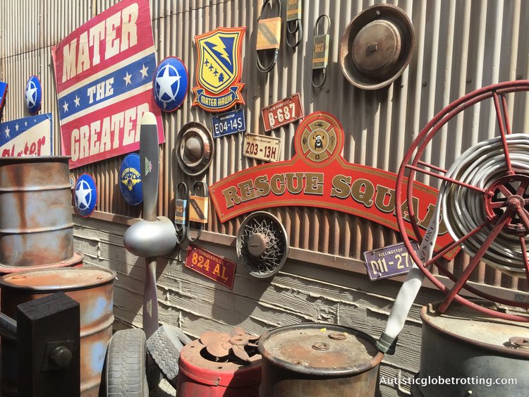 Best Disneyland Spinning Rides for Kids with Autism mater's tractors