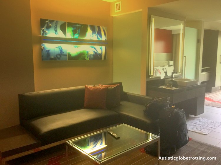 Luxury Stay at the Hard Rock Hotel San Diego sofa