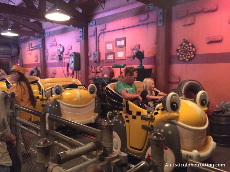 Best Disneyland Spinning Rides for Kids with Autism roger rabbit ride