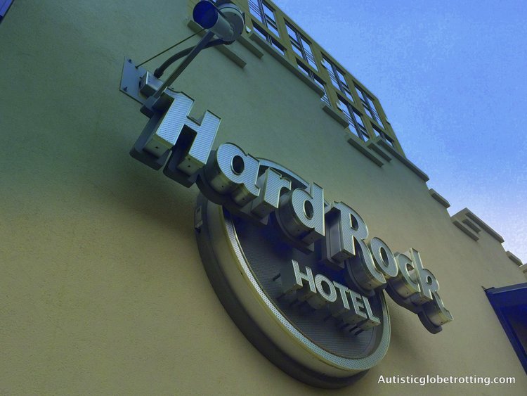 Luxury Stay at the Hard Rock Hotel San Diego sign