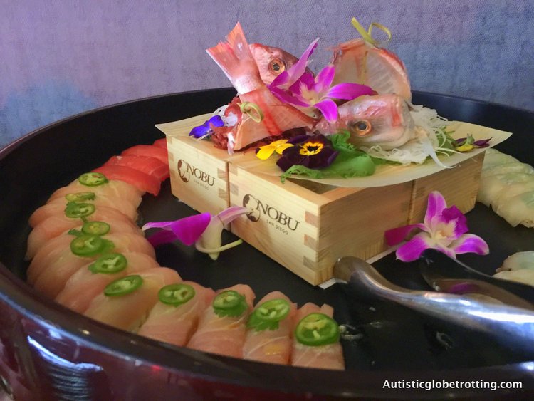 Luxury Stay at the Hard Rock Hotel San Diego sushi