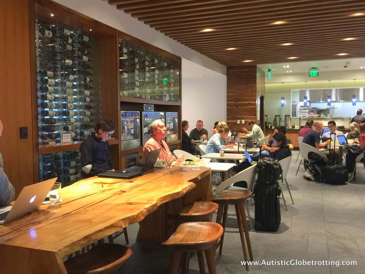 How we liked San Francisco International Airport Centurion Lounge table