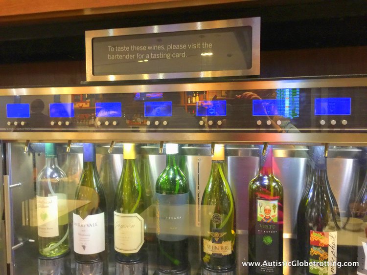How we liked San Francisco International Airport Centurion Lounge wine