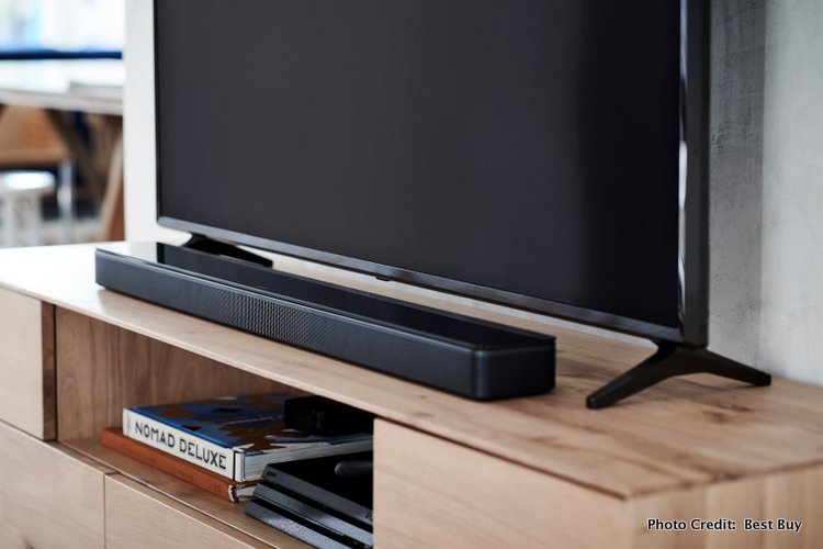 The Bose Home, Soundbar and Bass Module @BestBuy is the Perfect Family Gift thin sound bar