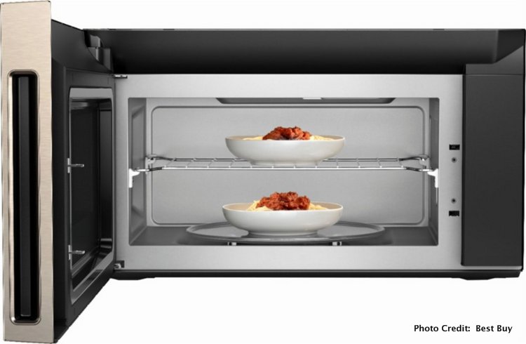 Quick Family Dinners with the Whirlpool Convection Over-the-Range Microwave @BestBuy space