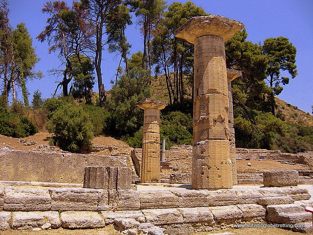Our Family Day Trip to Olympia Greece pillar Our Family Day Trip to Olympia Greece pillar