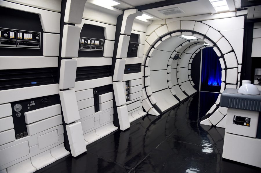 solo press junket inside the ship