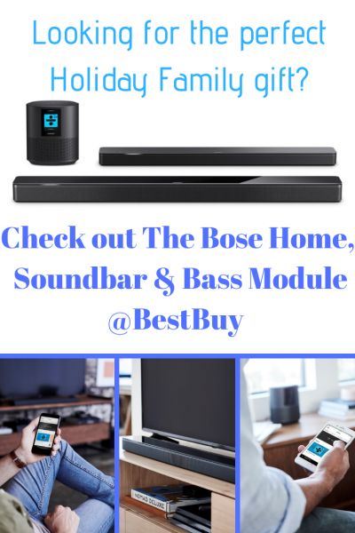 The Bose Home, Soundbar and Bass Module @BestBuy is the Perfect Family Gift pin