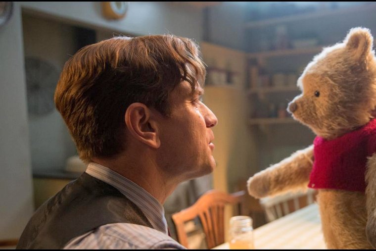 Disney's Christopher Robin the value of family and friendship facing the bear