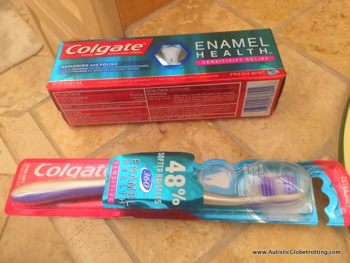 Colgate® and MagnusCards™ Make Life with Autism Easier boxes